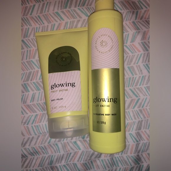 Bath & Body Works Other - BBW: citrus glowing fruit enzyme 2pck bundle